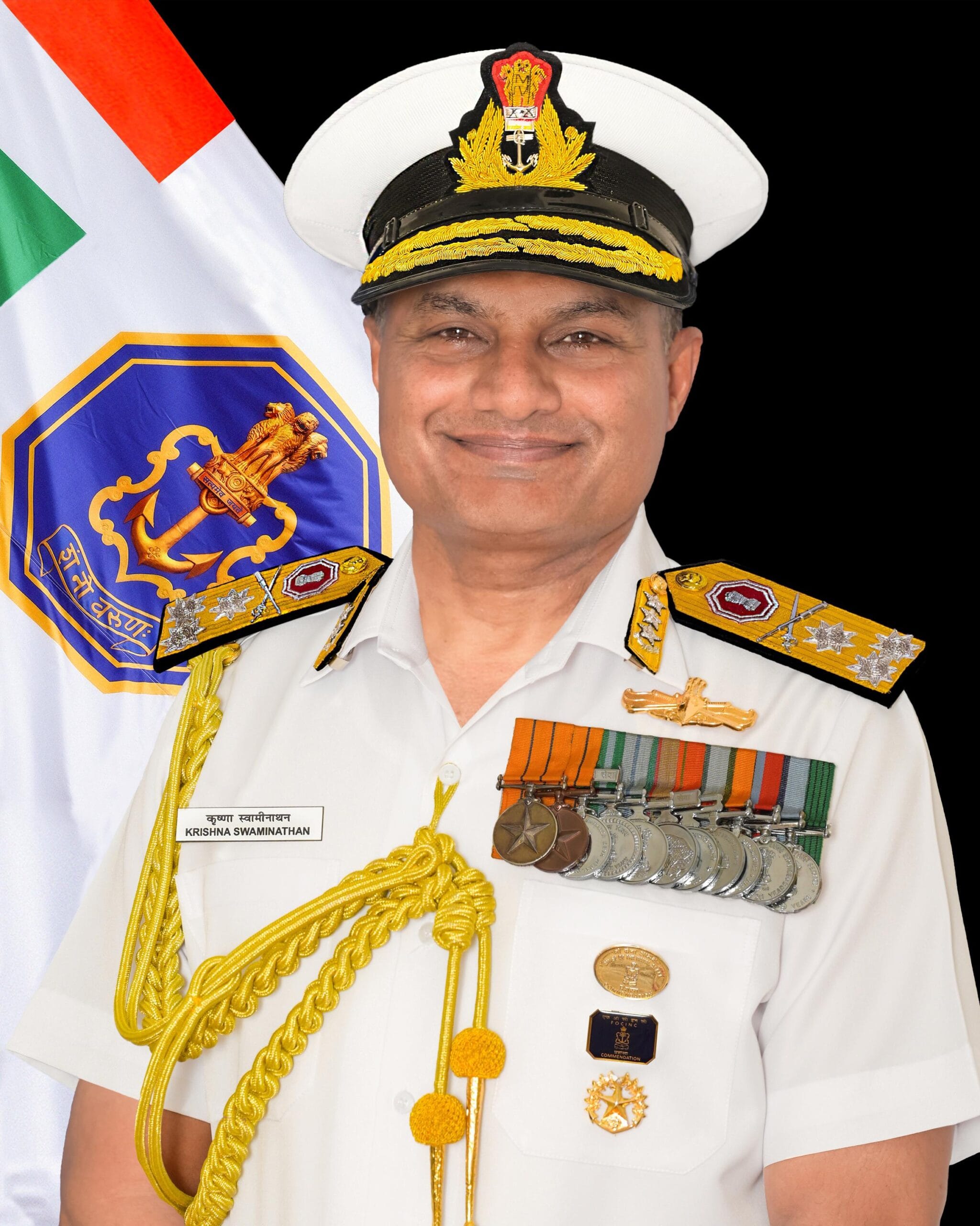 Navy Chief Krishna Swaminathan