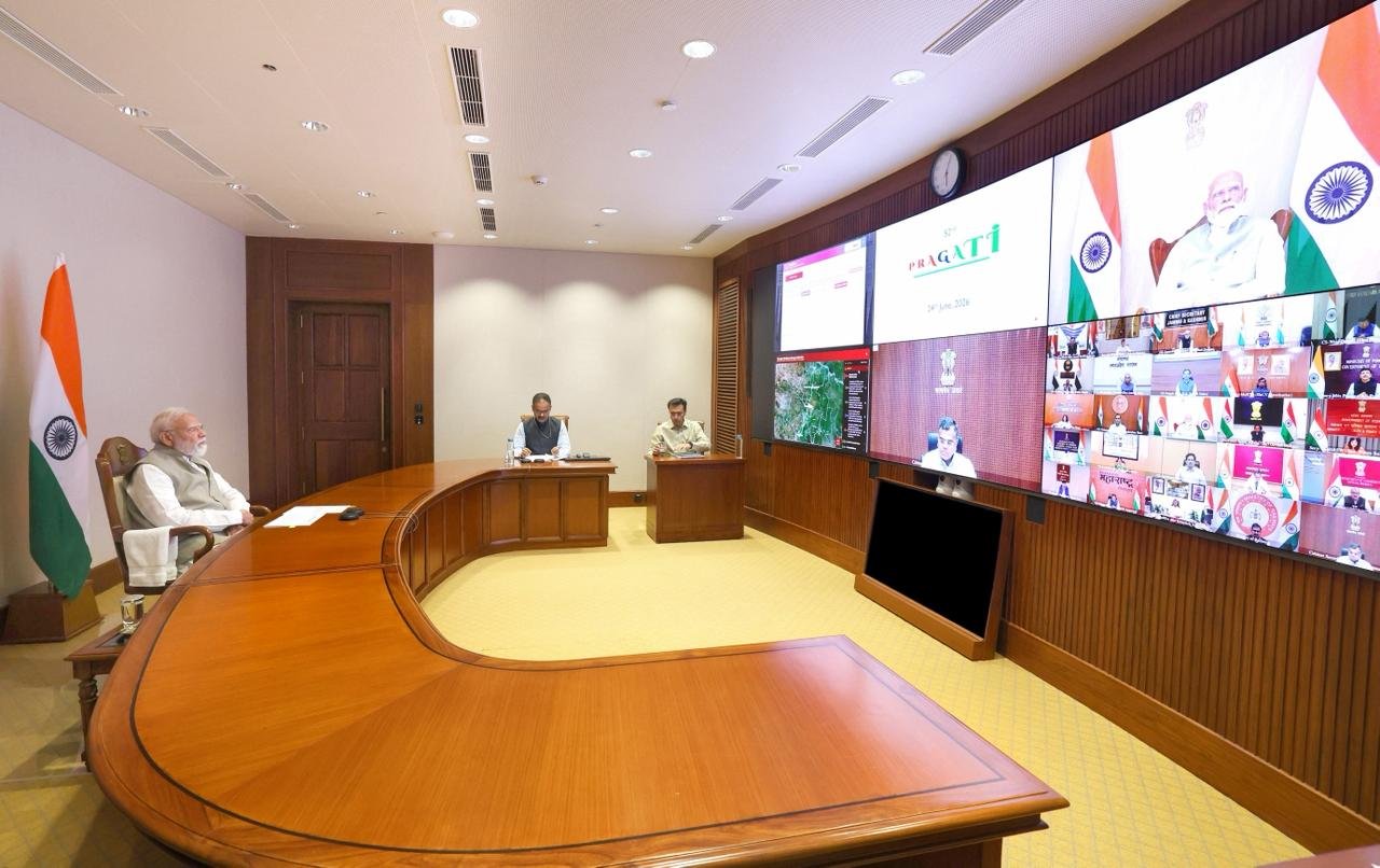 52nd PRAGATI Meeting Chaired by Prime Minister Narendra Modi