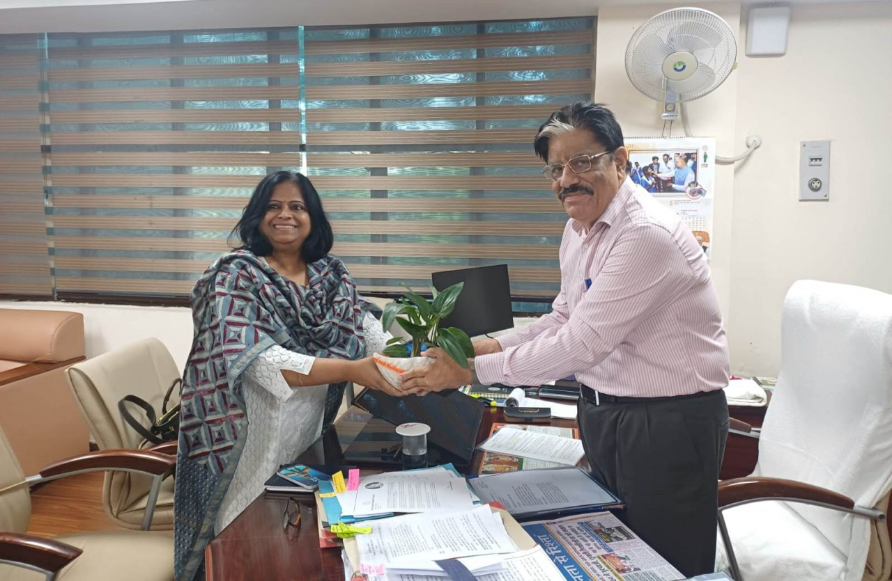 Ganesh Shankar Mishra meets UNICEF chief Seema Kumar Bastar Anjor Vision 2047 Chhattisgarh