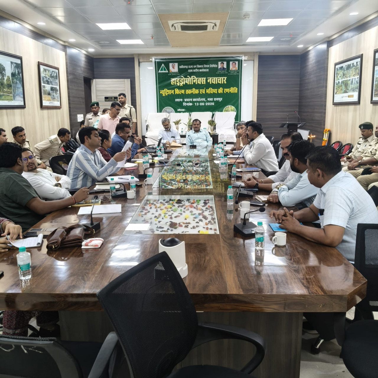 Hydroponics Chhattisgarh workshop Forest Development Corporation IARI experts modern soilless farming 2026