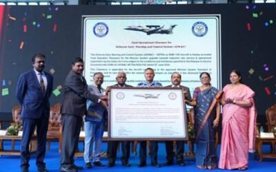 Netra AEW and C system FOC Certificate Handover Ceremony Bengaluru