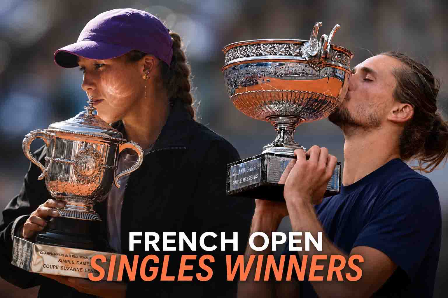 Roland Garros 2026 Champions Andreeva Zverev Mirra Andreeva and Alexander Zverev French Open titles