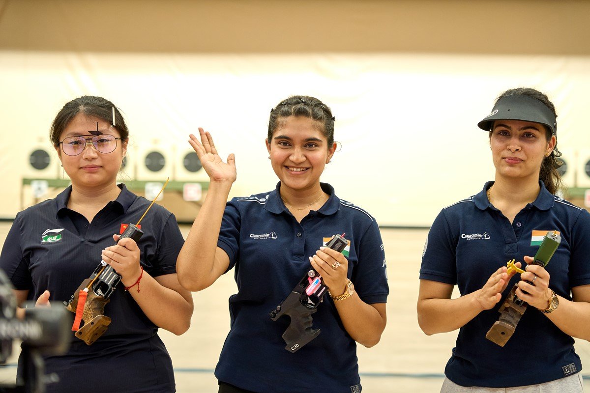 ISSF World Cup Hangzhou 2026 Esha Singh Gold