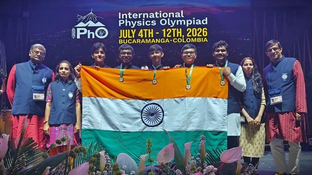 India Golden Sweep at 56th International Physics Olympiad 2026