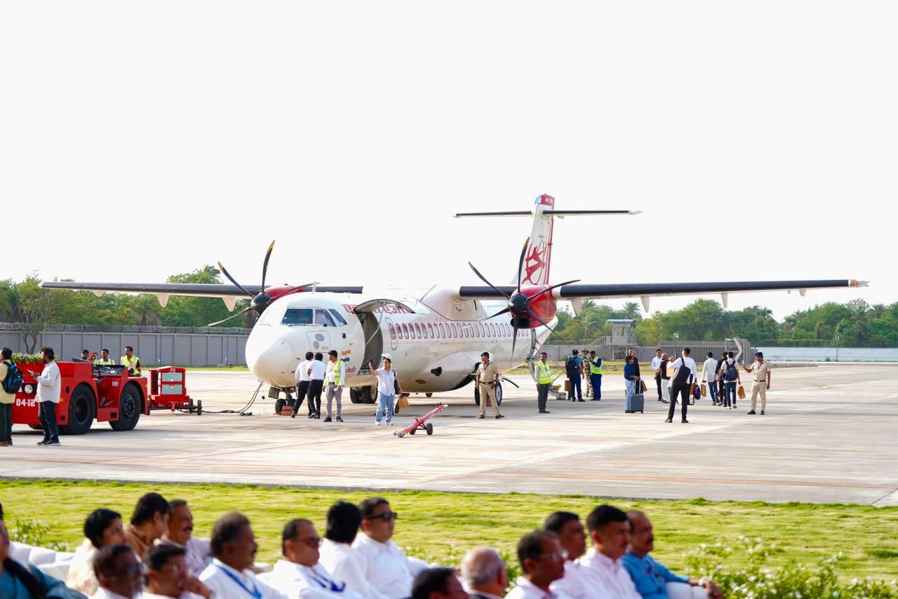 NAMO Airport Daman inaugural direct flight to Delhi flagged off by Union Minister Ram Mohan Naidu