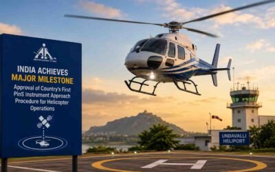 Point in Space PinS Helicopter Procedure Approval Undavalli Heliport