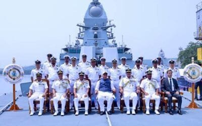 Project 17A INS Mahendragiri Commissioning at Visakhapatnam