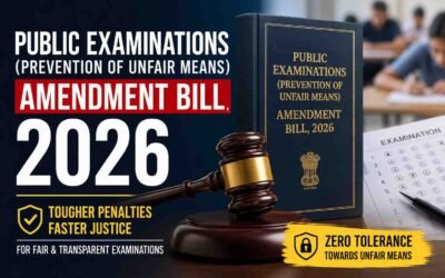 Public Examinations Prevention of Unfair Means Amendment Bill 2026 Lok Sabha