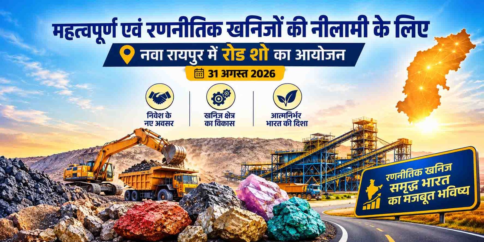 क्रिटिकल मिनरल नीलामी रोड शो