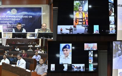 छत्तीसगढ़ बाढ़ आपदा मॉक ड्रिल