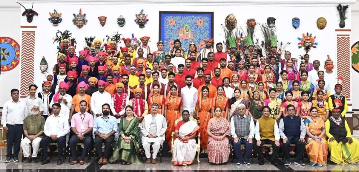 छत्तीसगढ़ मांदरी नृत्य राष्ट्रपति भवन