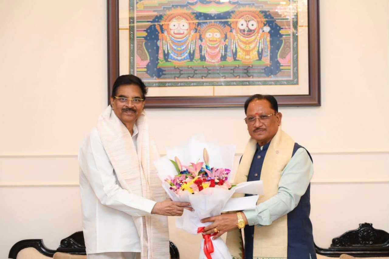 Vishnu Deo Sai Odisha Governor Meeting