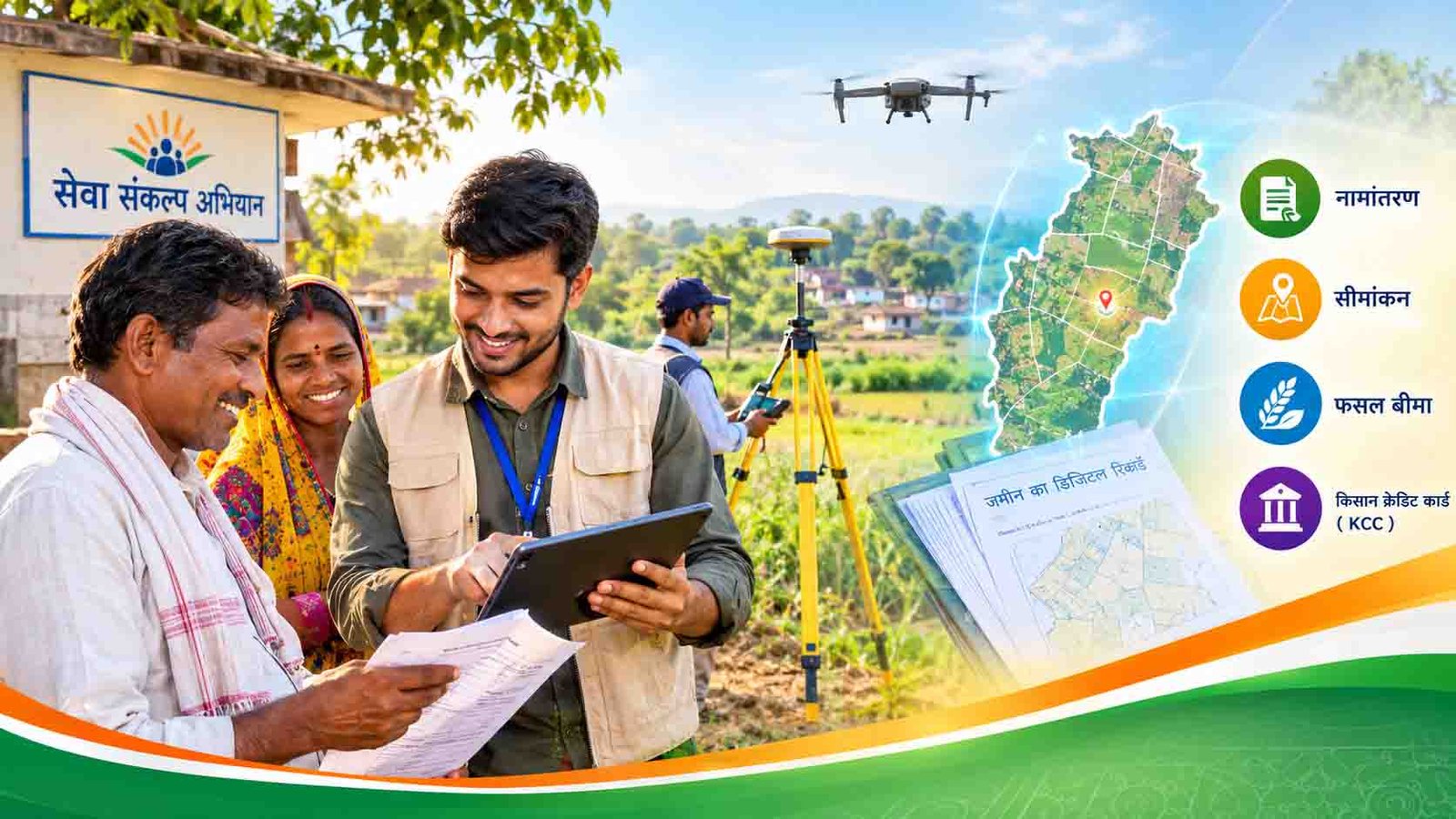 chhattisgarh digital land survey seva sankalp