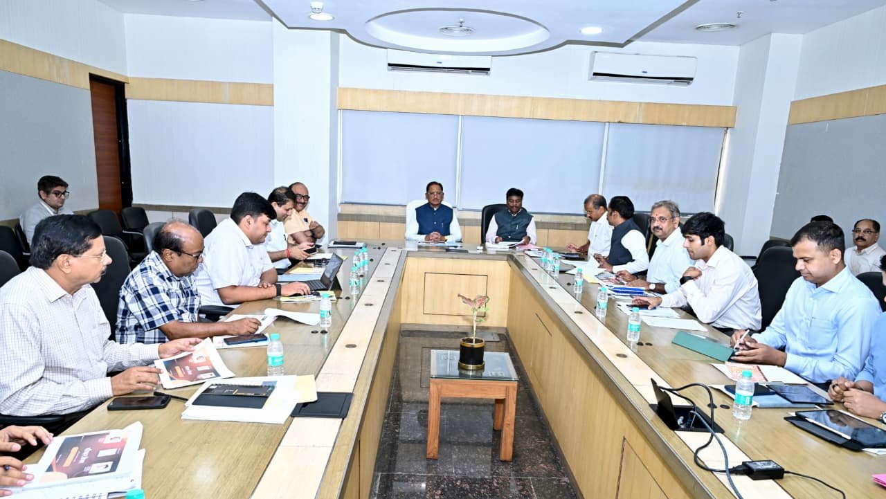 cm vishnu deo sai transport department meeting pm rahat