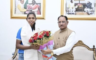 sanju devi asian games gold 51 lakh reward cm vishnu deo sai