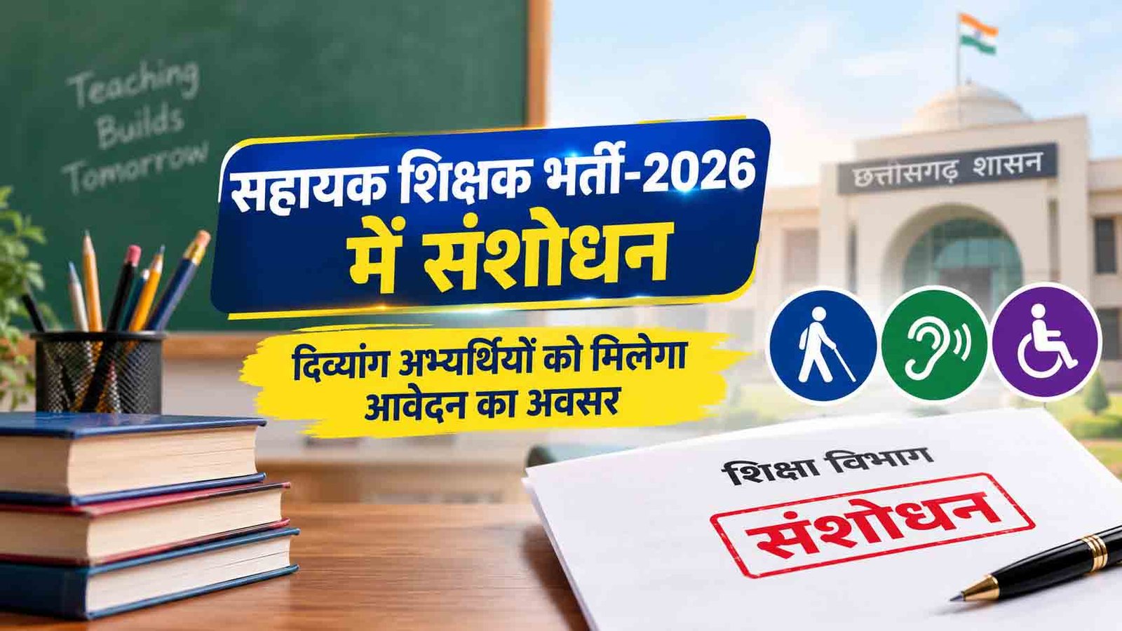CG Sahayak Shikshak Bharti 2026