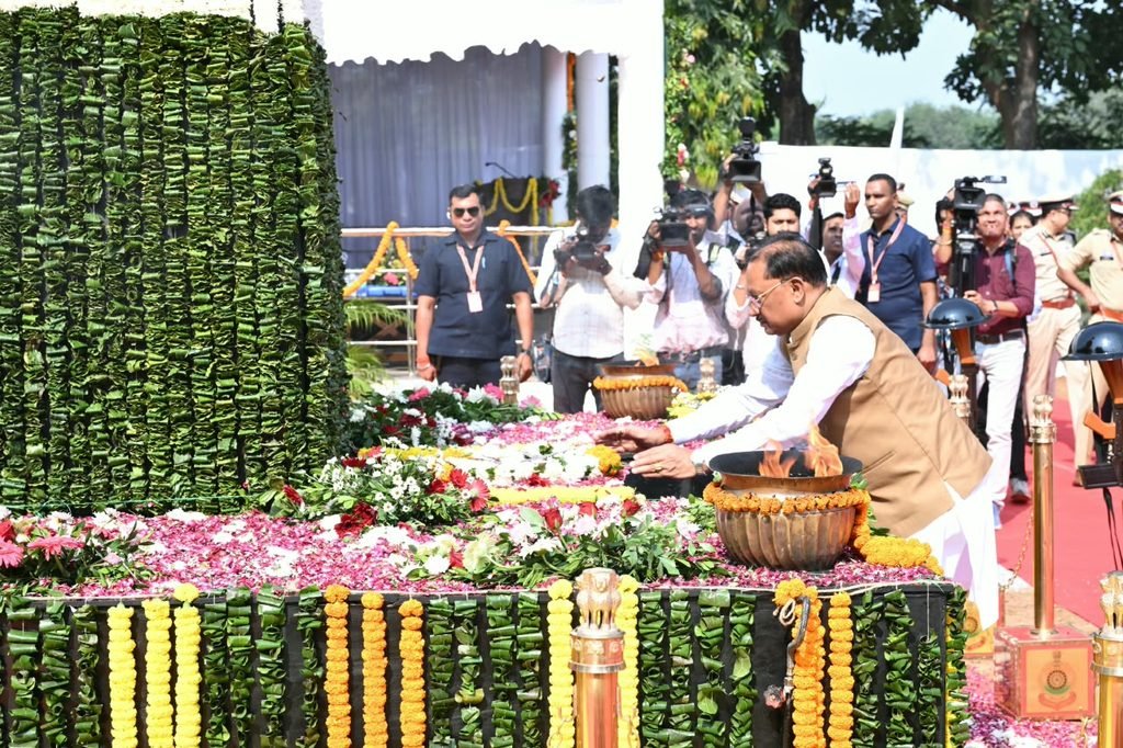 police smriti diwas chhattisgarh cm vishnu deo sai mana raipur